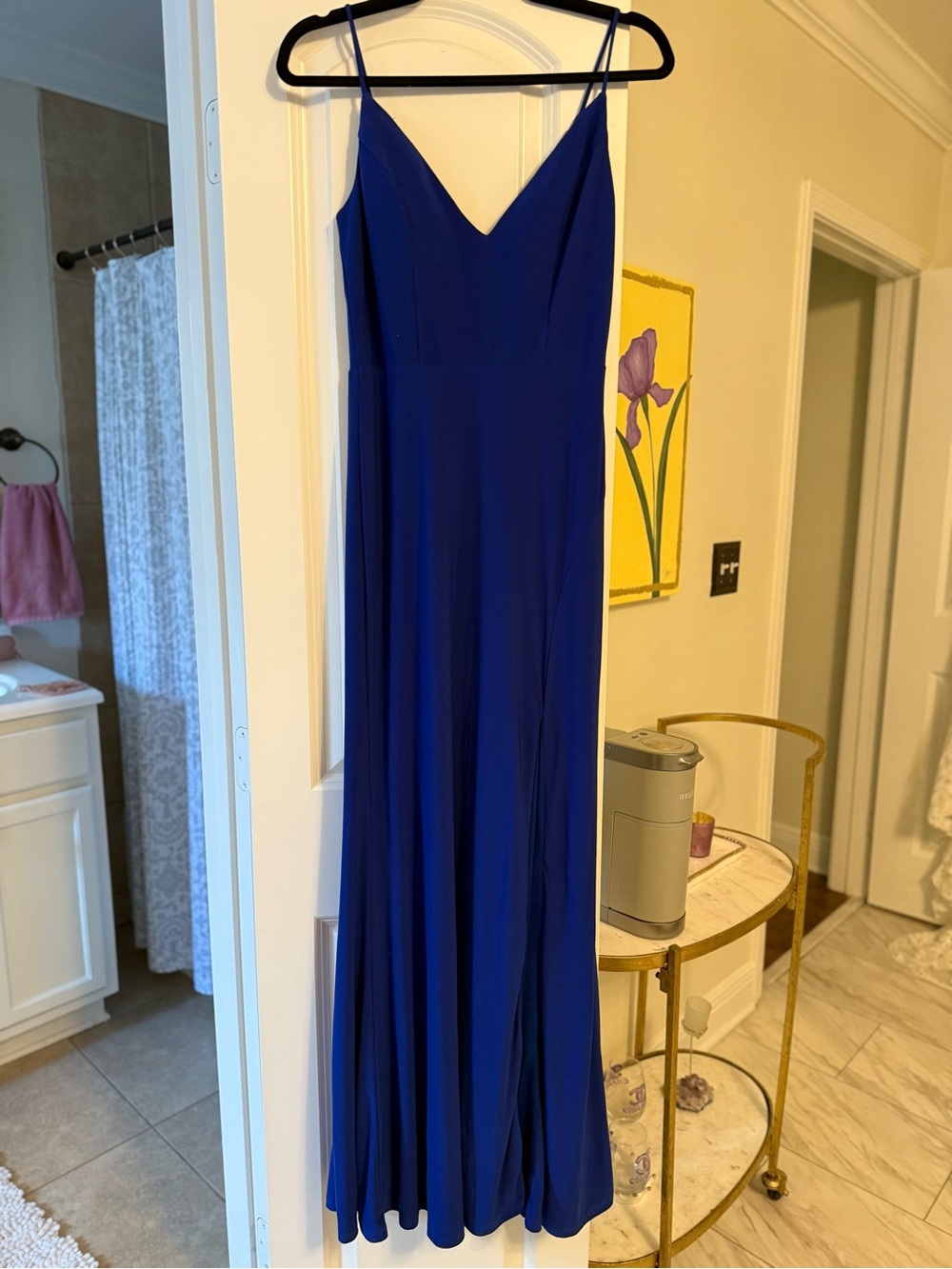 Jump Royal Blue Spaghetti Strap Maxi Dress